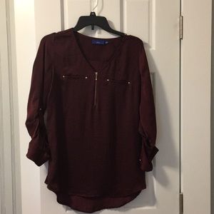 Apt. 9 Maroon shirt